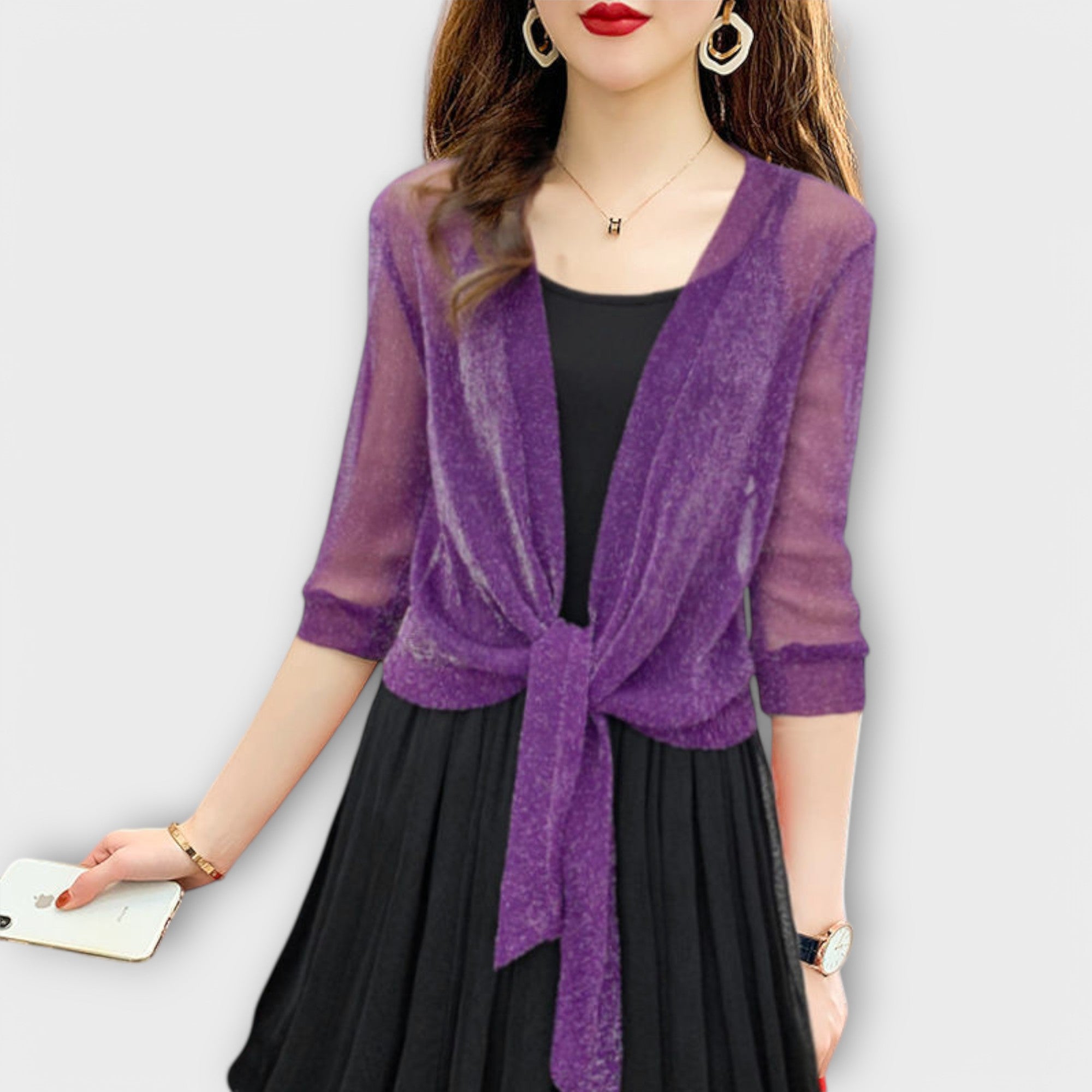 אוליביה - חולצה עם חזית פתוחה - נוחות ואלגנטיות